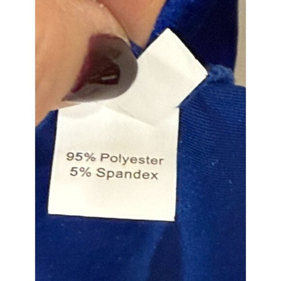 Blue Velvet Babydoll style Spaghetti Strap Mini Dress Adjustable Straps Y2K - Picture 8 of 9